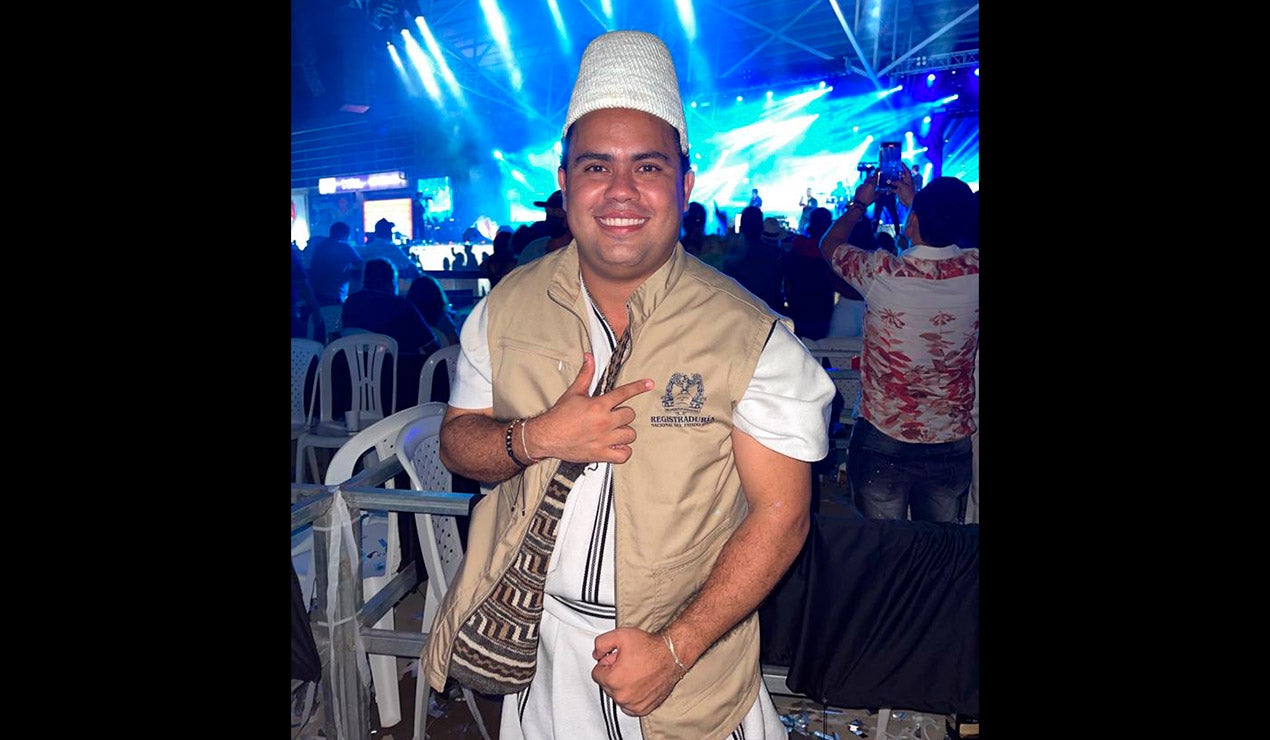 José Ricardo Villafañe, en el festival de la leyenda vallenata