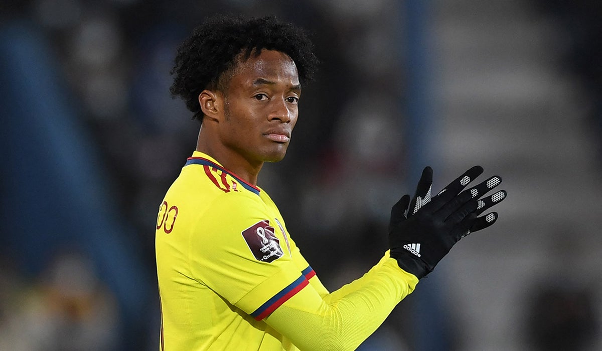Juan Guillermo Cuadrado, volante de la Selección Colombia