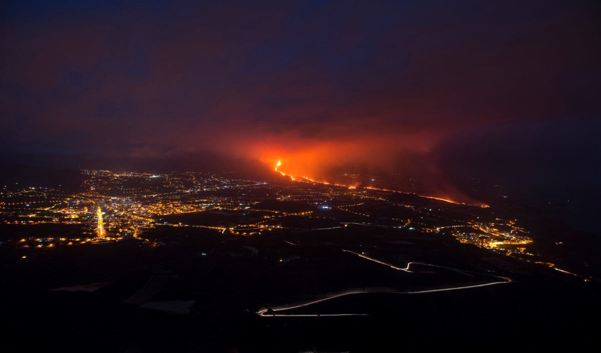 Lava del volcán Cumbre Vieja