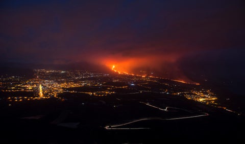 Lava del volcán Cumbre Vieja