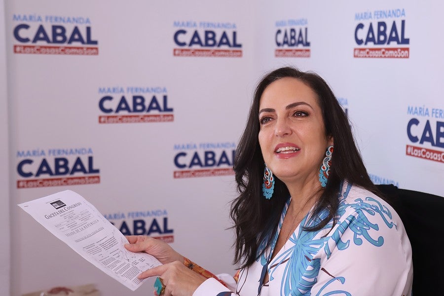 María Fernanda Cabal es precandidata del Centro Democrático.