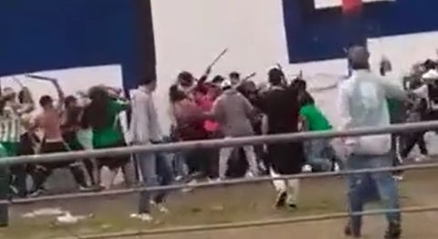 Enfrentamiento ente barras en Itagüí
