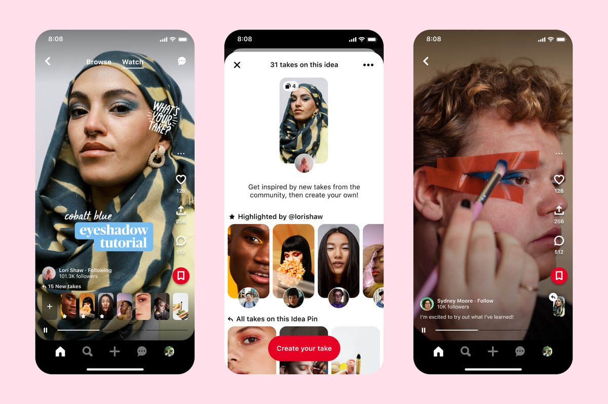 Pinterest actualización
