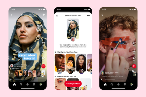 Pinterest actualización