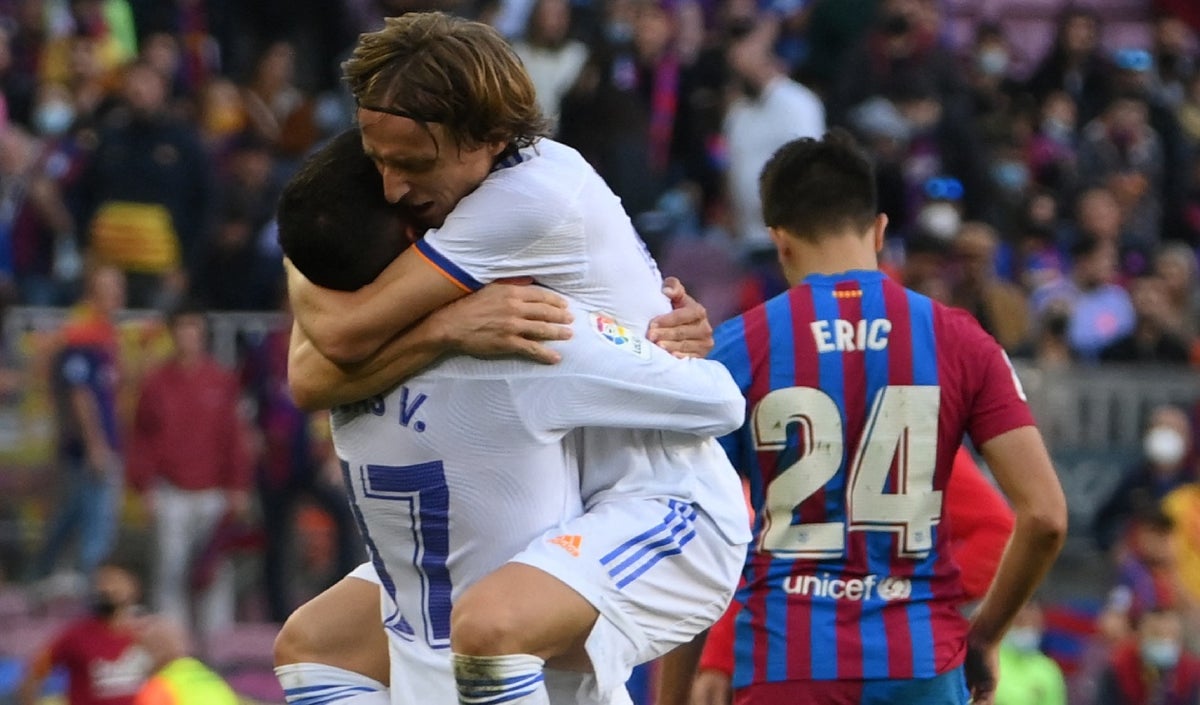 Real Madrid derrotó a Barcelona en el Camp Nou
