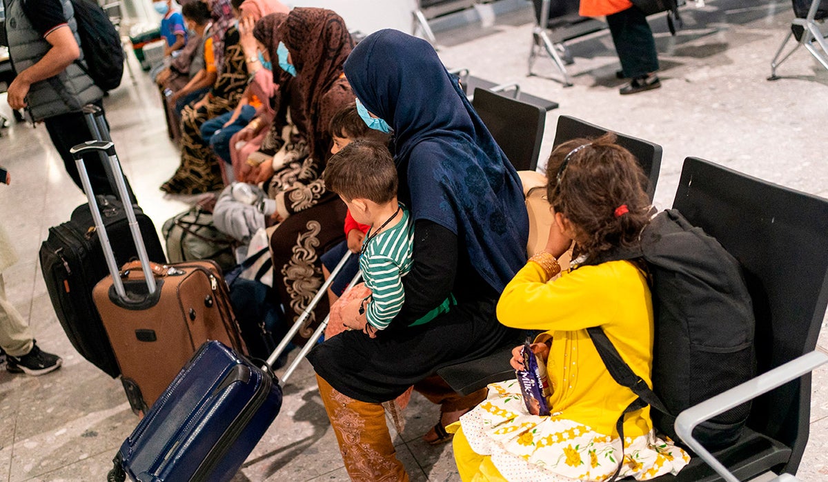 Refugiados afganos