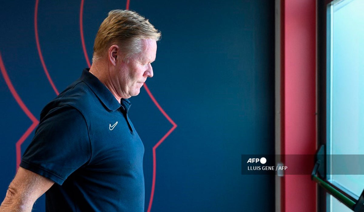 Ronald Koeman, entrenador del Barcelona