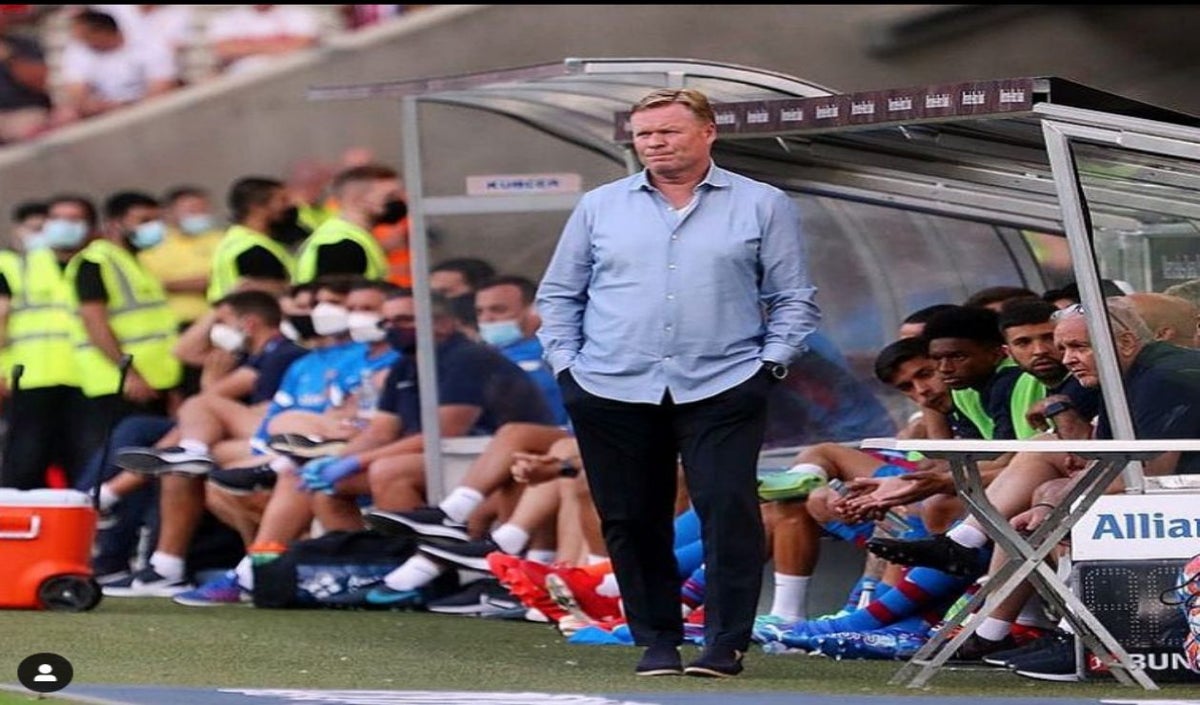 Ronald Koeman entrenador del Barcelona