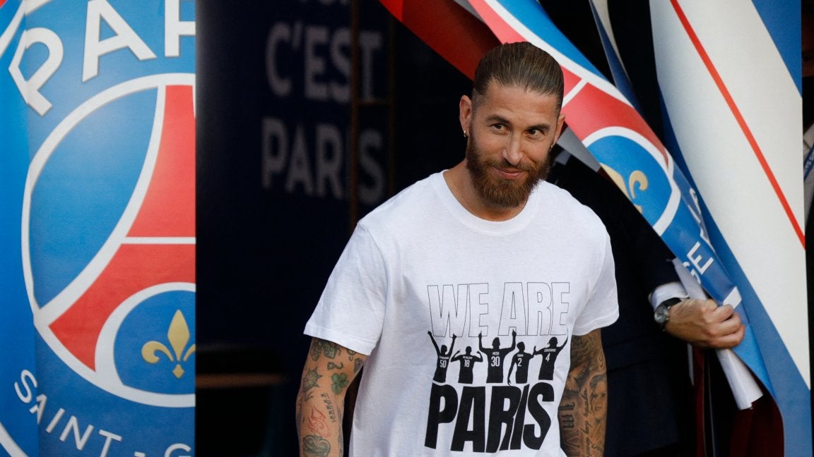 Sergio Ramos, jugador del PSG