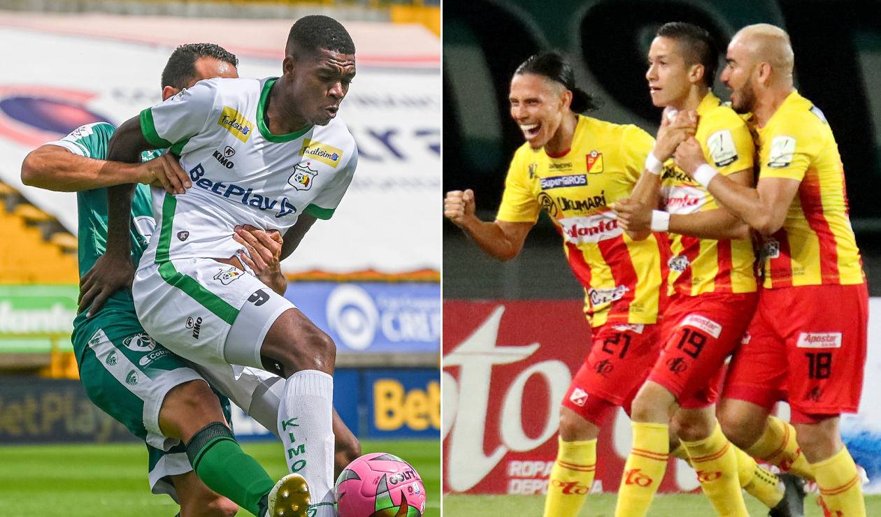 Quindío, Deportivo Pereira, Liga Betplay, Tabla del descenso