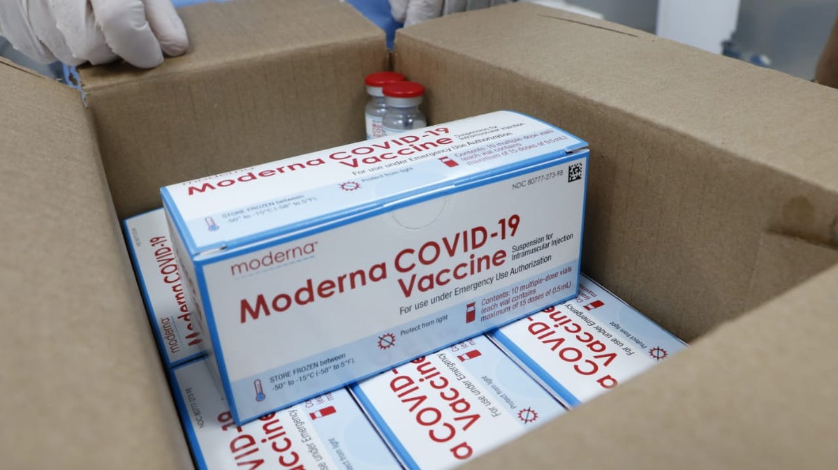 Vacunas de Moderna en Santander.