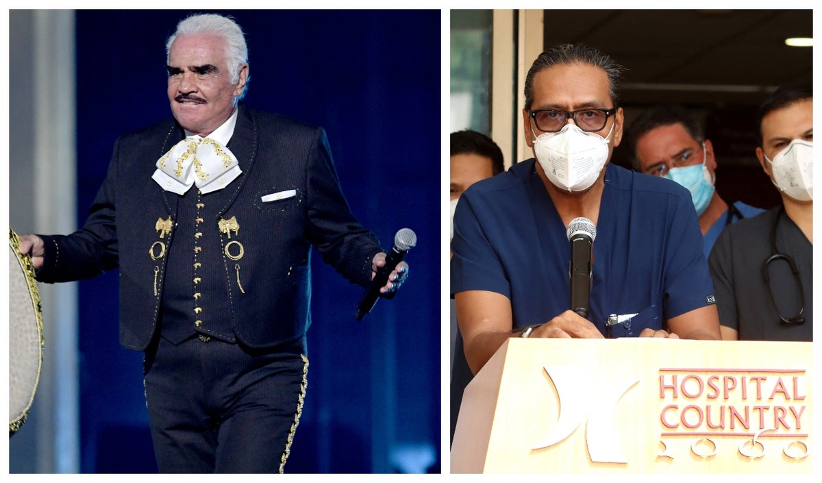 Vicente Fernández está hospitalizado hace más de tres meses.