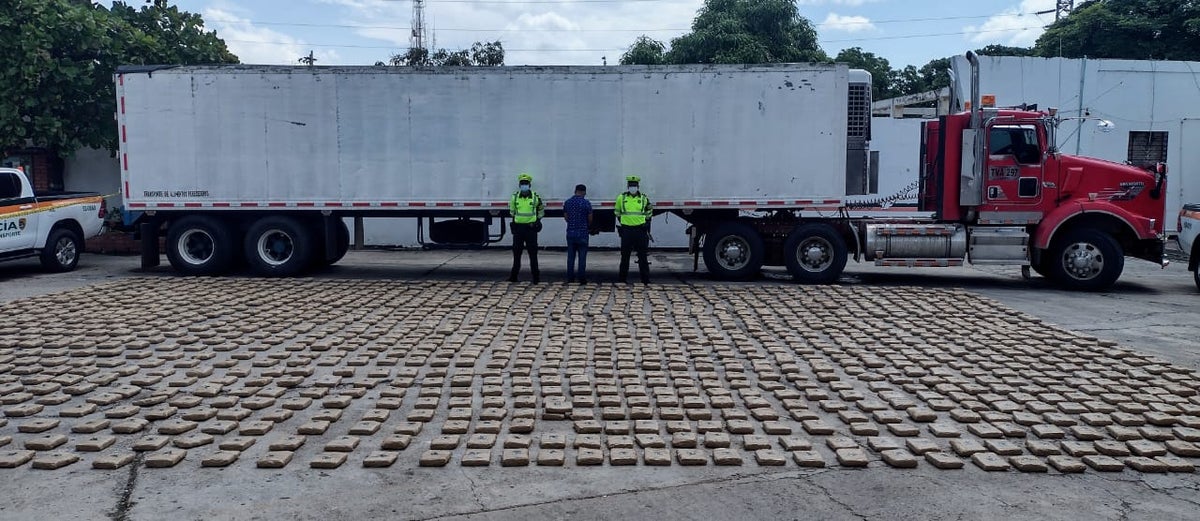 Ubicaron una caleta en la zona de refrigeración del contenedor