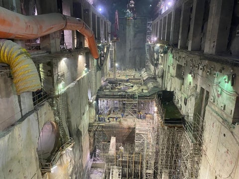Obras en el megaproyecto Hidroituango.