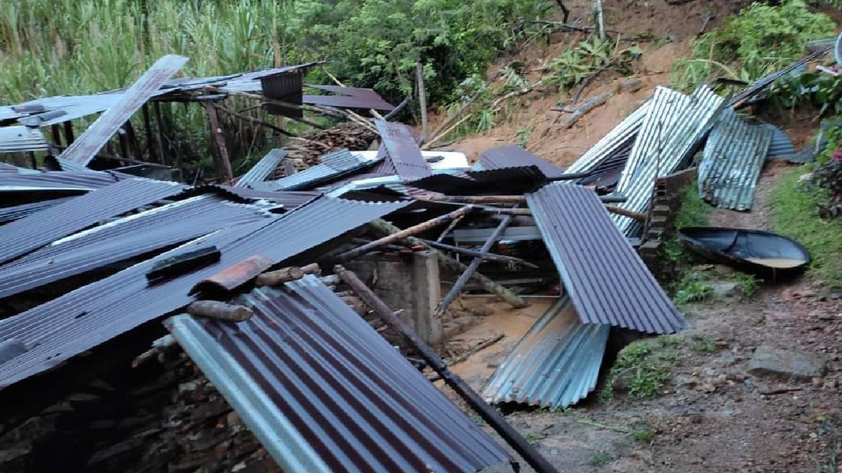 Trapiche destruido en Risaralda