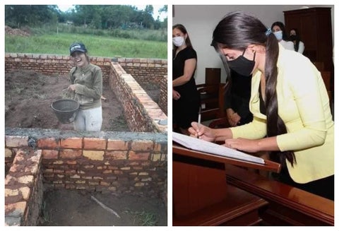 Albañil a abogada en Paraguay