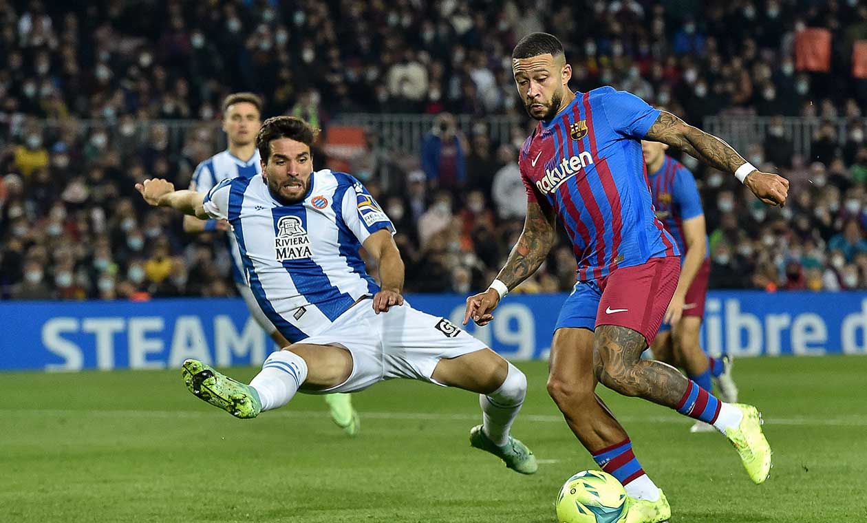 Barcelona vs el Espanyol en La Liga de España