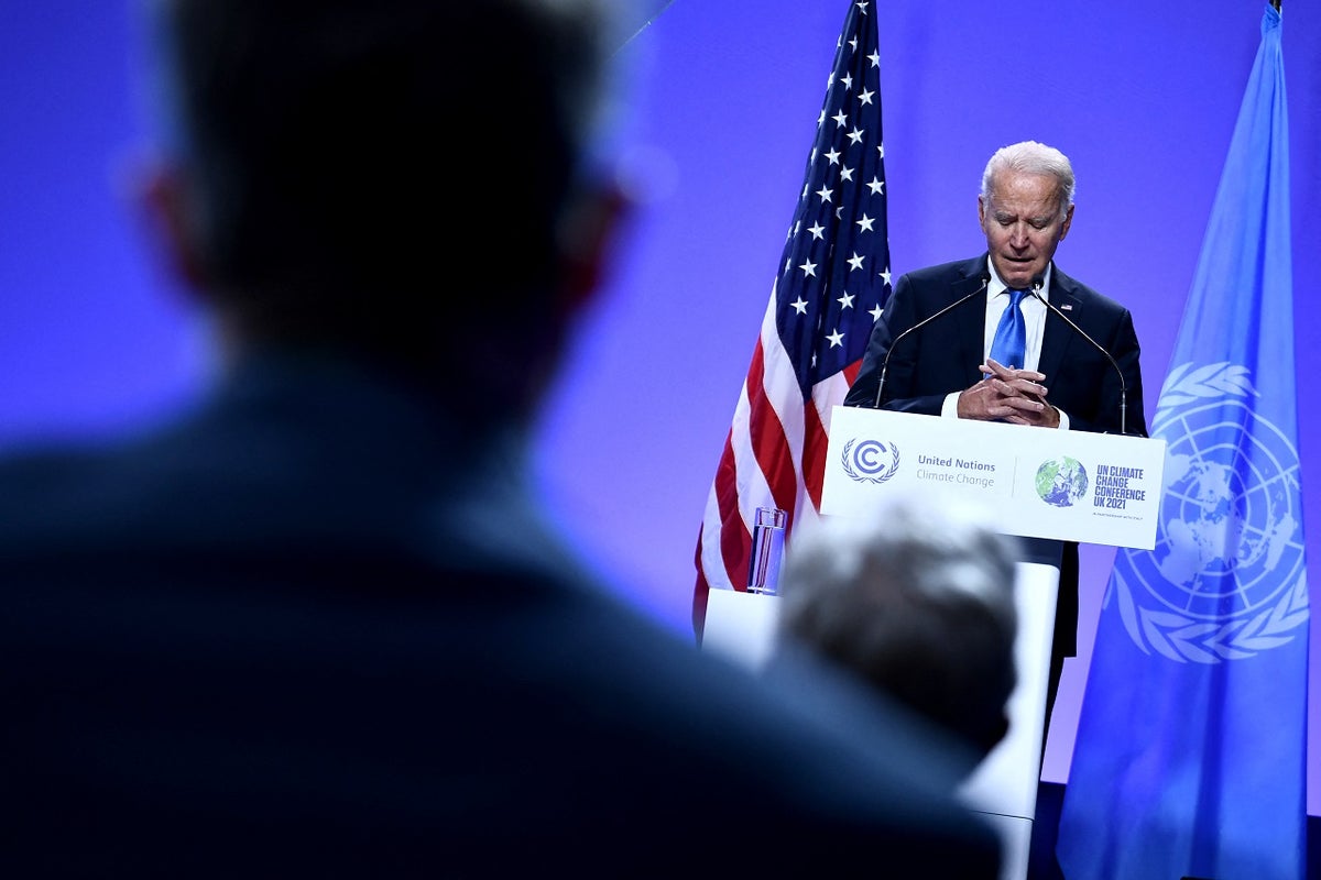 Joe Biden en la COP26