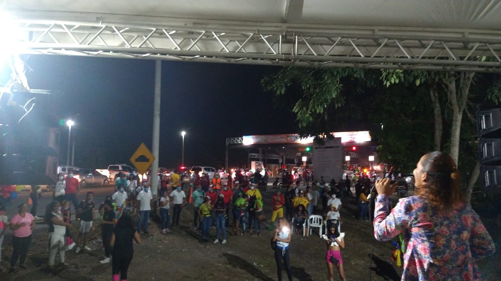 Con concierto exigieron desmonte del peaje