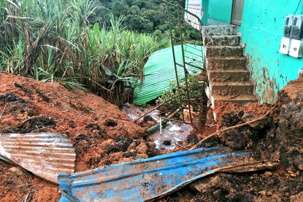Derrumbe en Nariño