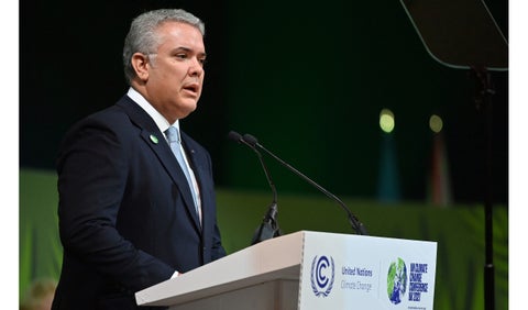 Iván Duque hizo su intervención en la COP26