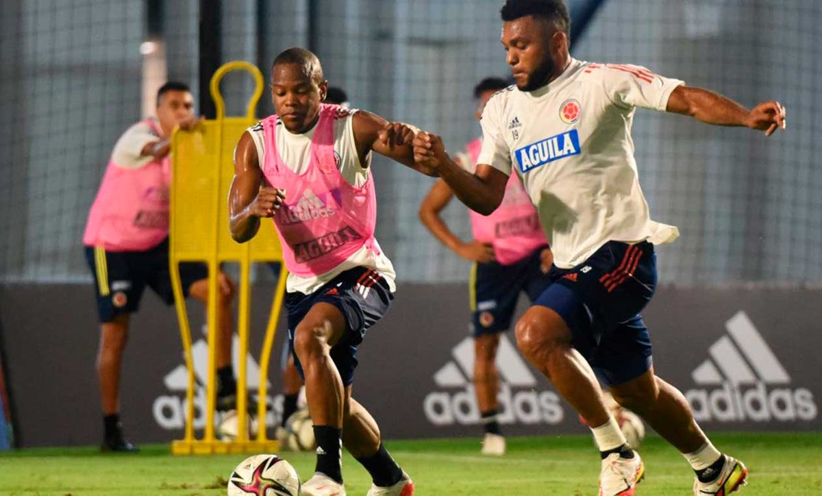 Entrenamiento de la Selección Colombia