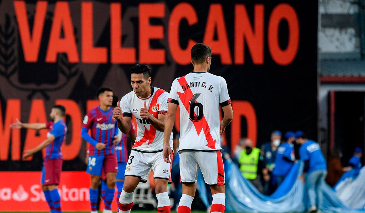 Radamel Falcao con el Rayo Vallecano