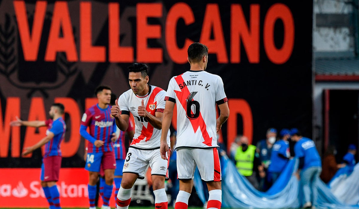 Radamel Falcao con el Rayo Vallecano