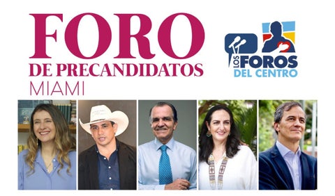 Foro del Centro Democrático en Miami