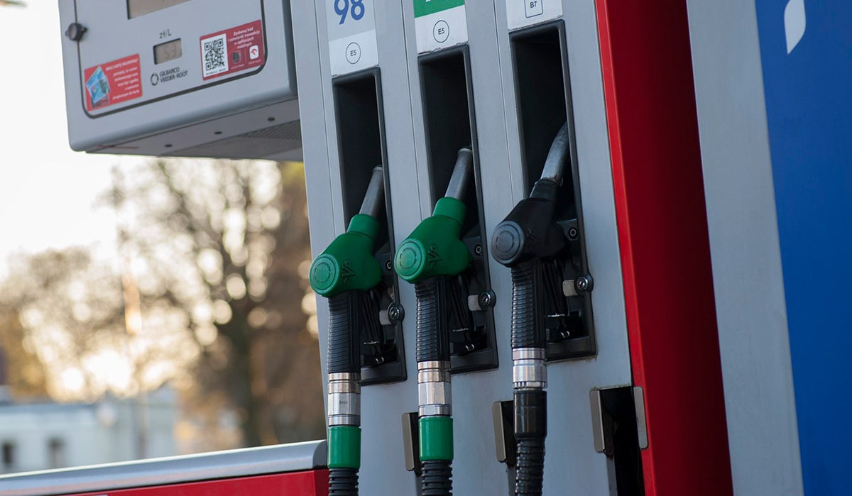 Bomba de gasolina de estación de servicio