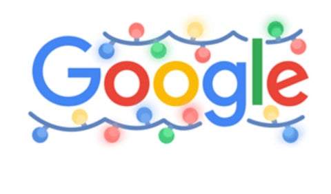 Logo de Google de navidad