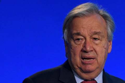Antonio Guterres, secretario general de la ONU