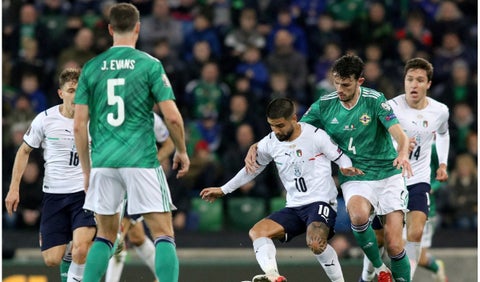 Irlanda Vs Italia empataron en las Eliminatorias a Catar