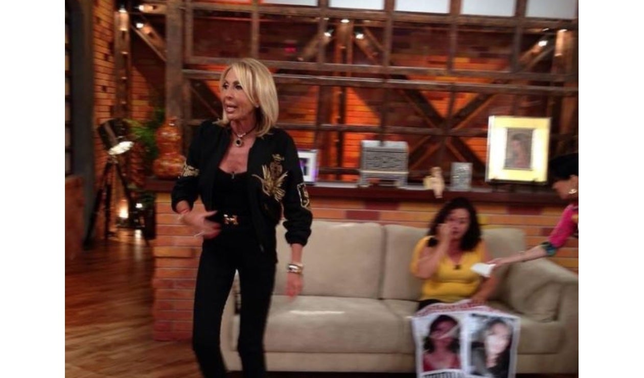 Laura Bozzo durante su famoso programa Laura en América