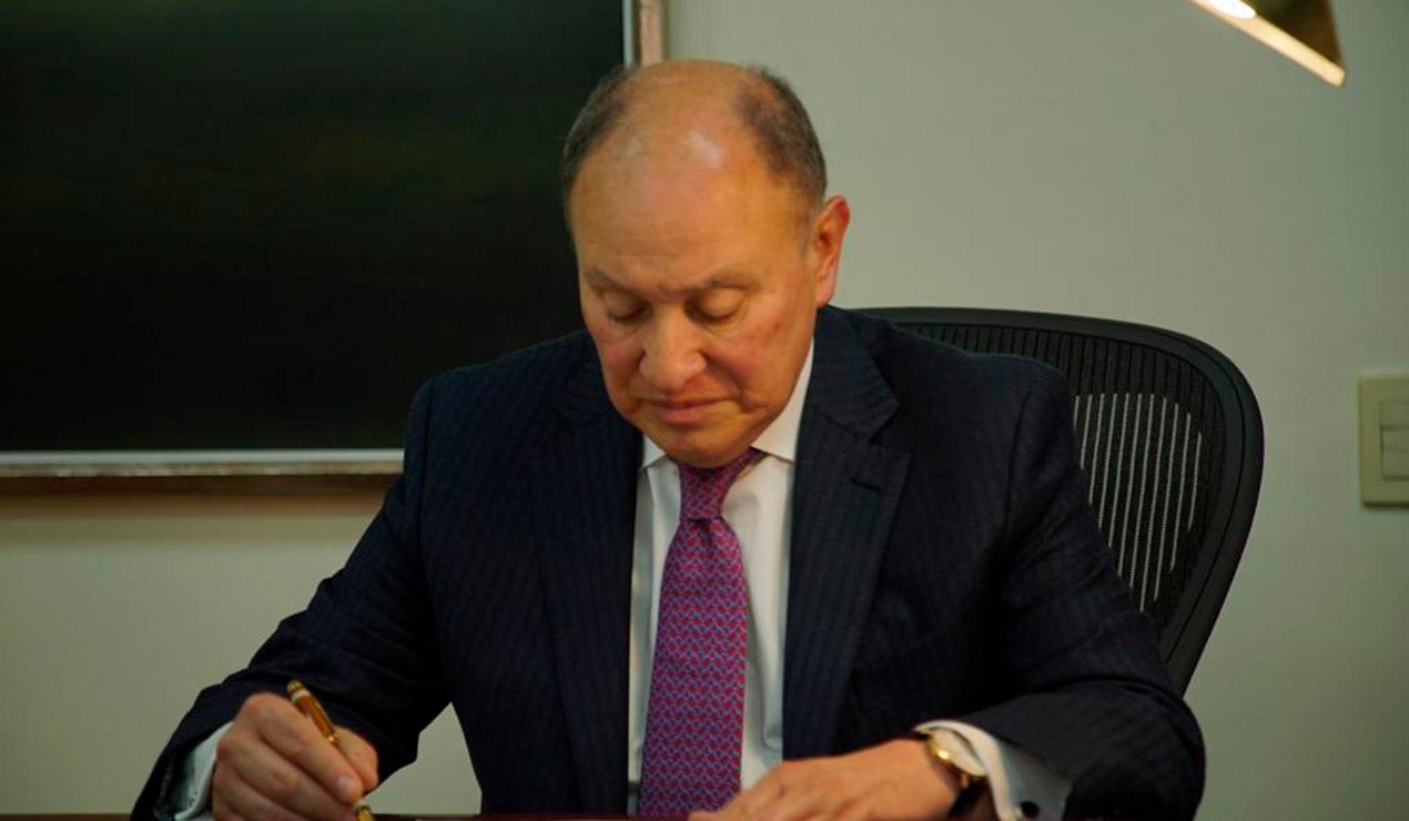 Magistrado Alberto Rojas Ríos, presidente de la Corte Constitucional