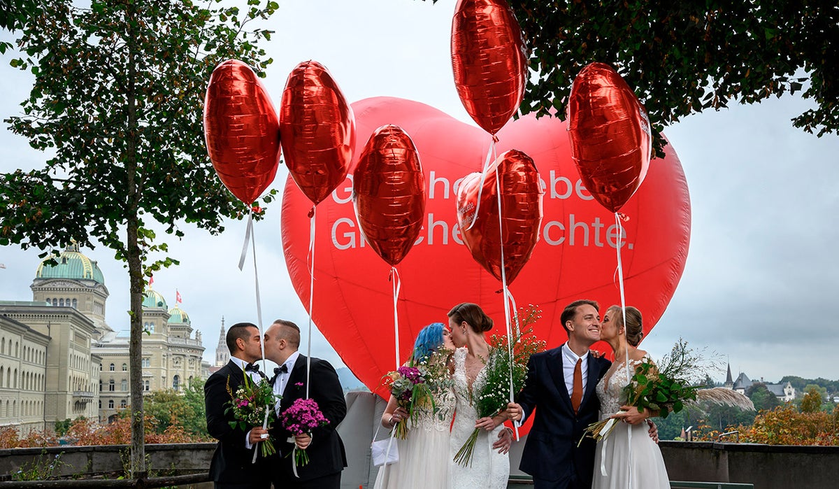 Ceremonia de matrimonio igualitario