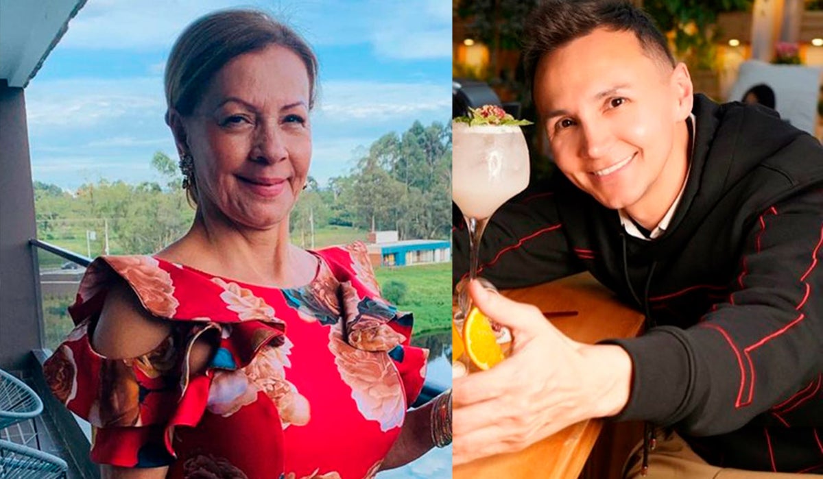 Mauricio Leal y su madre, Marleny Hernández
