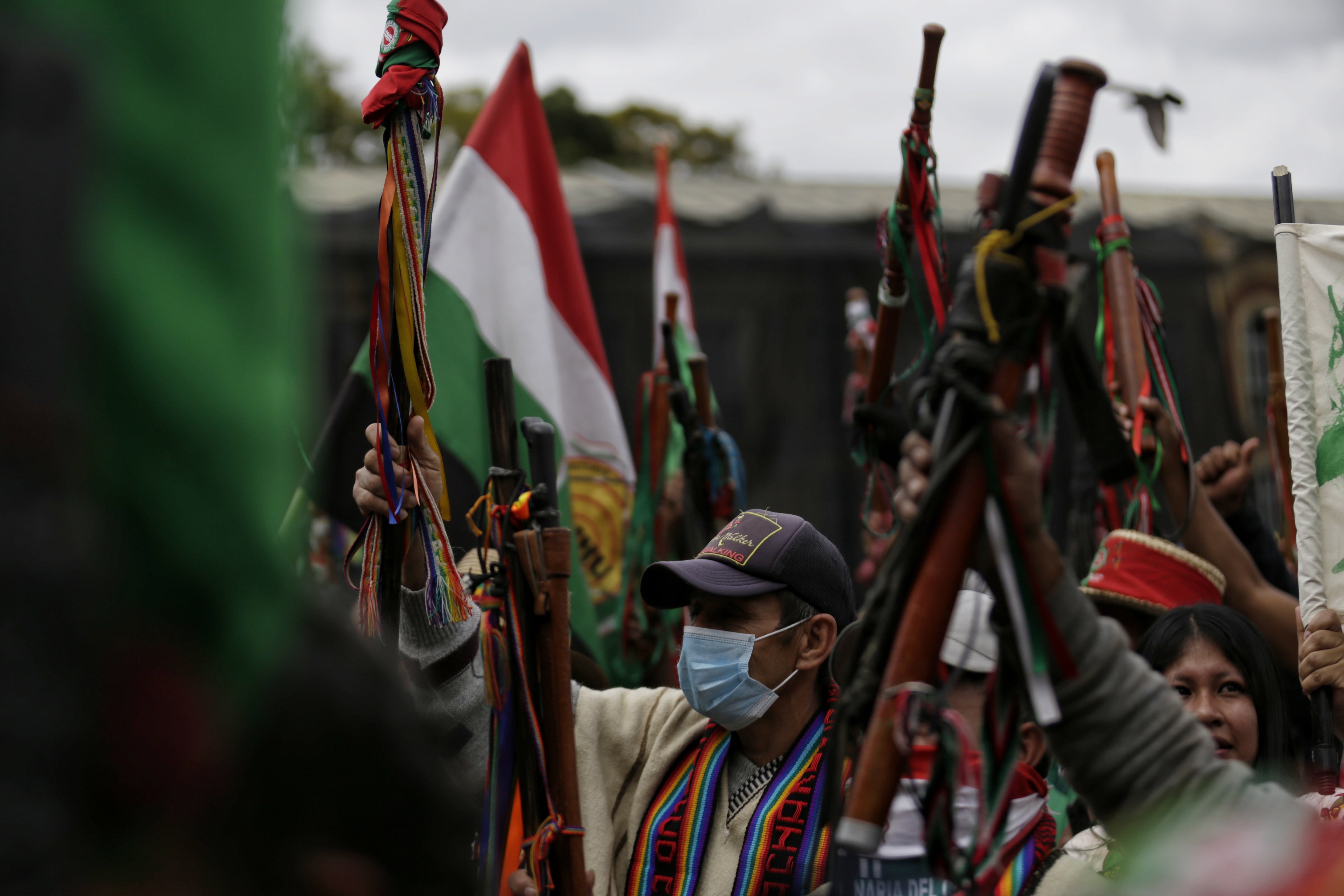 La Policía está en alerta por una posible marcha indígena hacia Bogotá desde Cauca y Nariño.