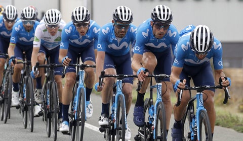 Ciclistas del Movistar Team