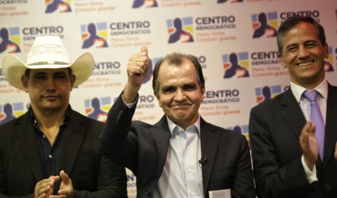 Óscar Iván Zuluaga, candidato del Centro Democrático para elecciones de 2022