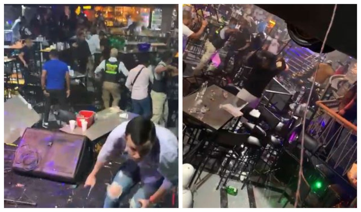 Pelea en bar de Barranquilla donde cantaría el cantante Diego Daza