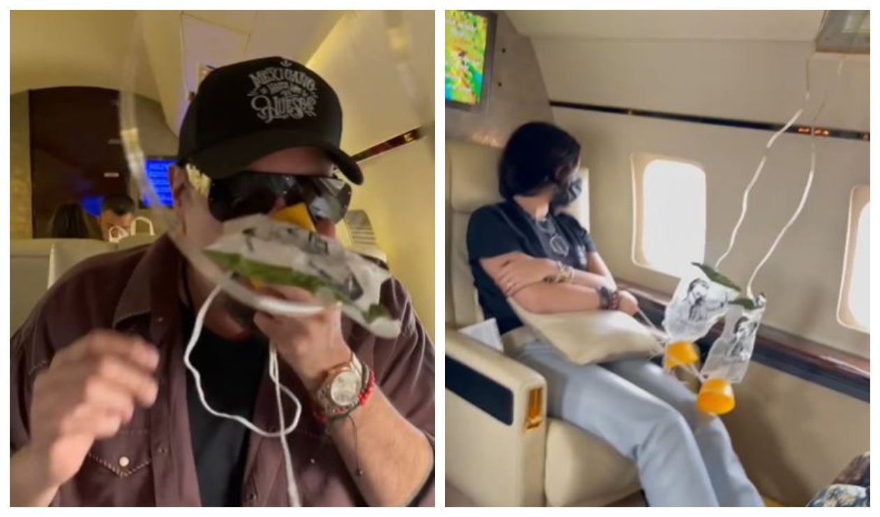 Pepe Aguilar y Angela Aguilar se llevaron tremendo susto en avión