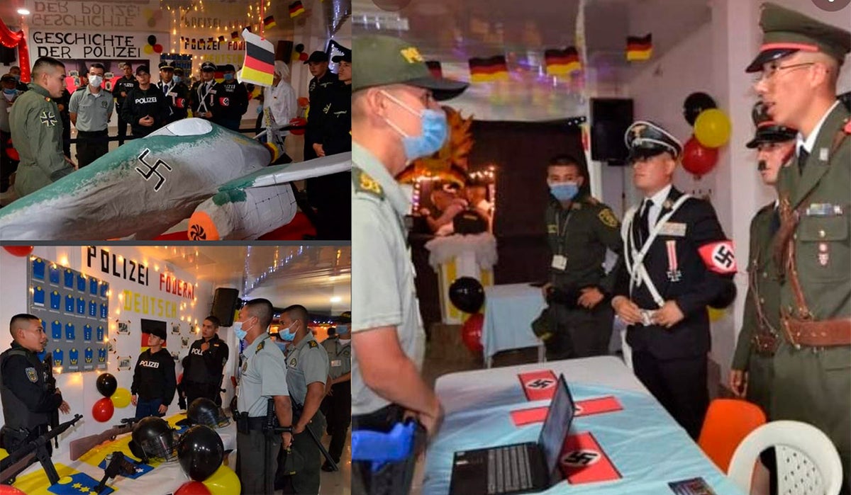Policía de Tulúa, simbolos nazis