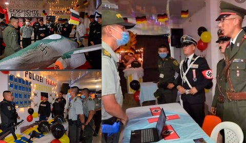 Policía de Tulúa, simbolos nazis