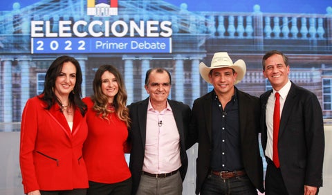 Debate de precandidatos del Centro Democrático en 2021