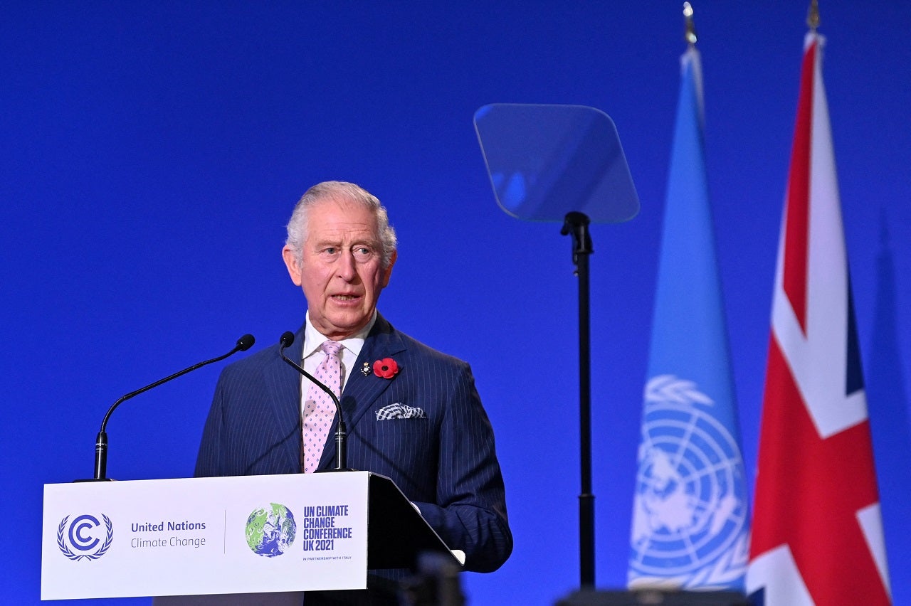 Príncipe Carlos en la COP26