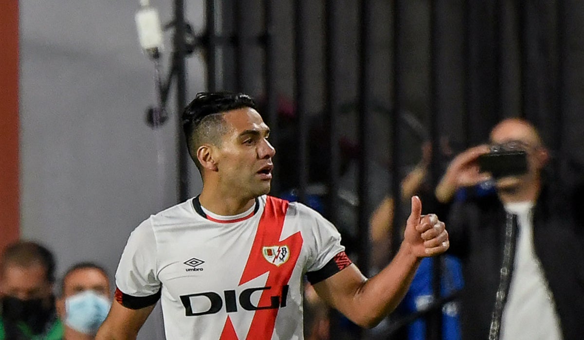 Radamel Falcao con el Rayo Vallecano