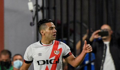 Radamel Falcao con el Rayo Vallecano