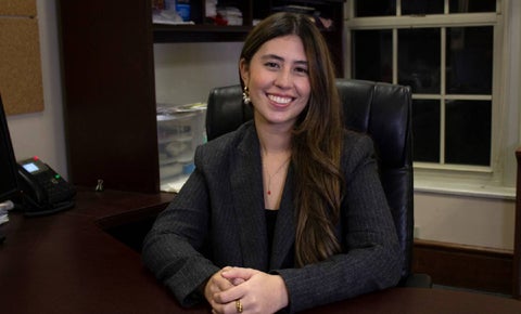 Raquel Coronell Uribe, directora del periódico The Crimson