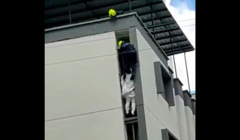 Intento de suicidio en edificio de Bucaramanga